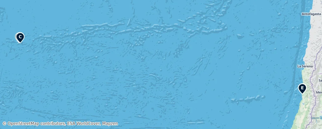 Map of Valparaíso