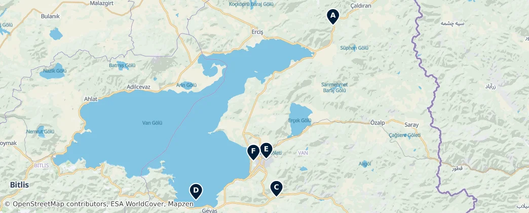 Map of Van
