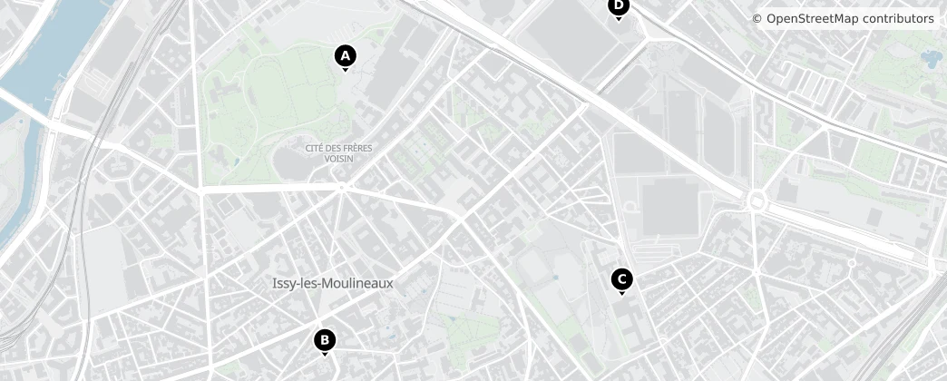 Map of Vanves
