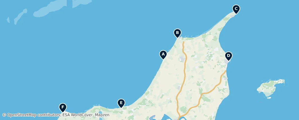 Map of Severojutský ostrov