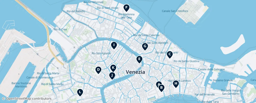 Map of Venezia