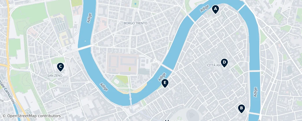 Map of Verona