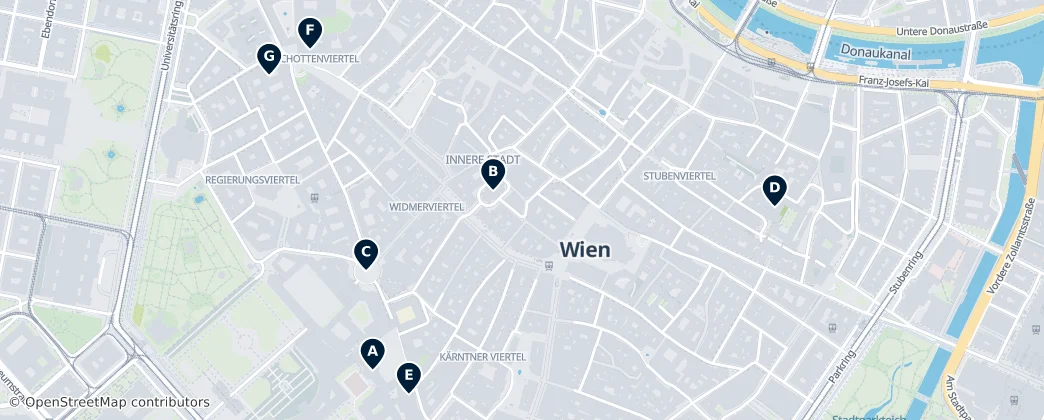 Map of Vnitřní Město