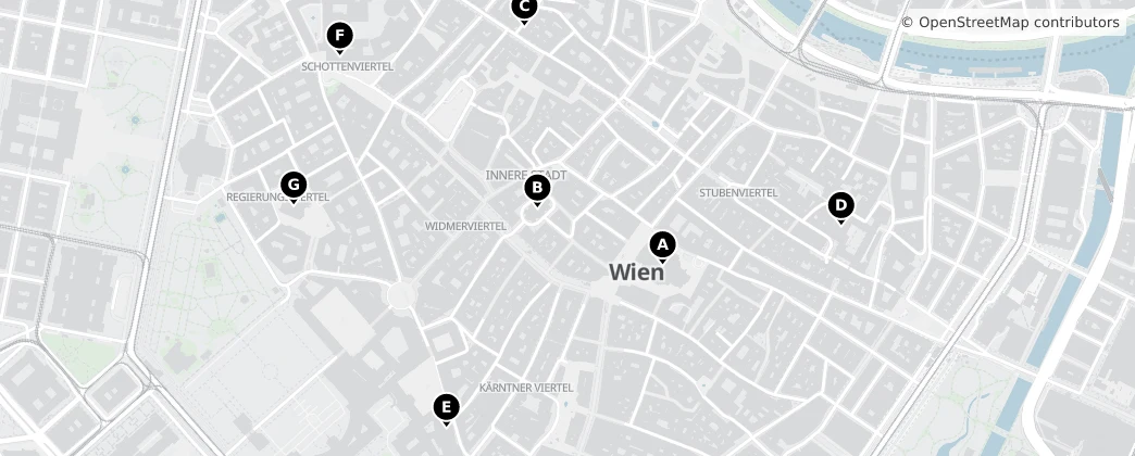 Map of Vnitřní Město