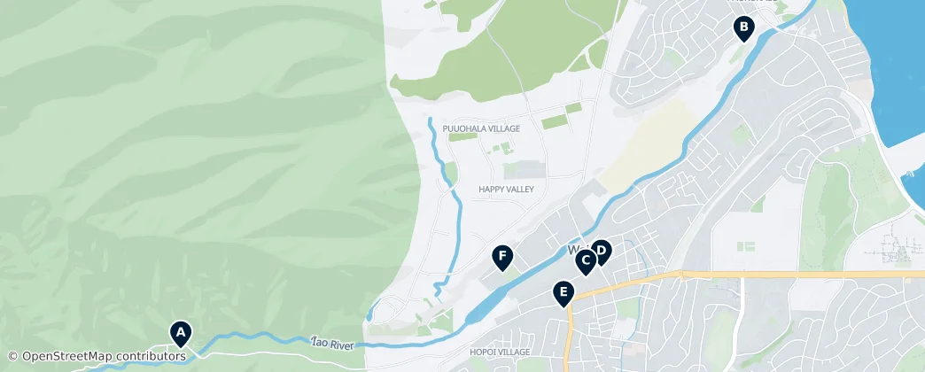 Map of Wailuku