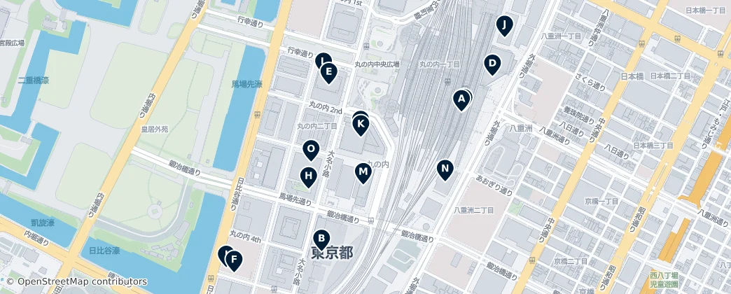 Map of Marunouchi
