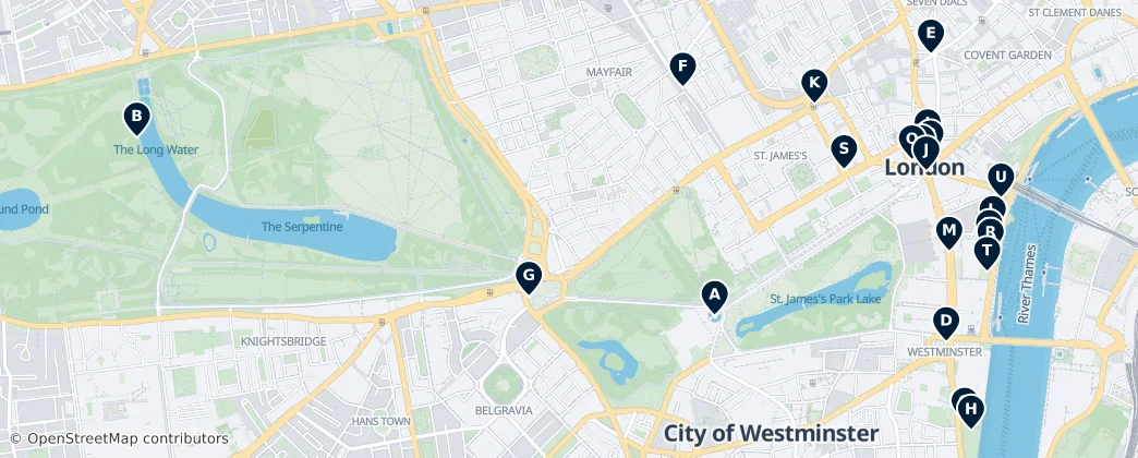 Map of Westminster
