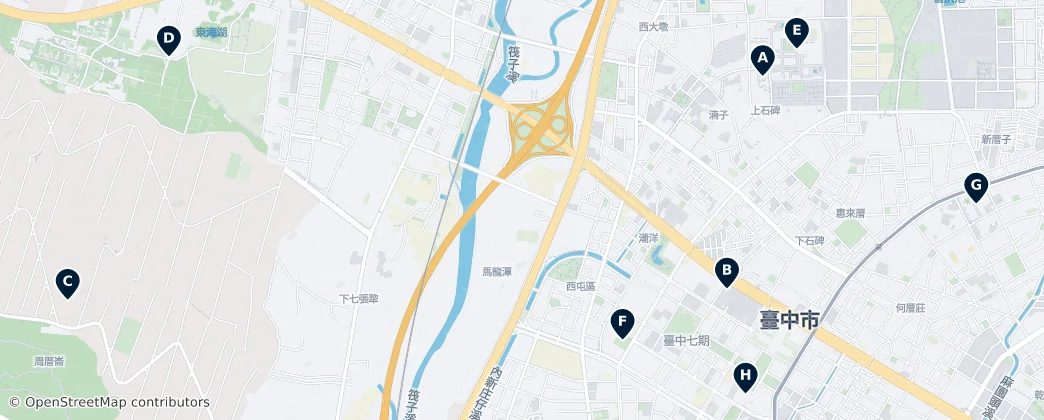 Map of Xitun District