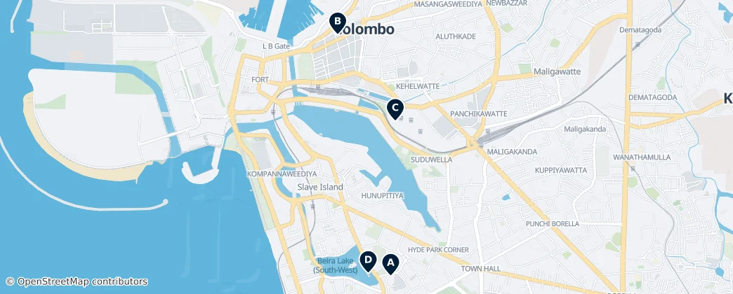 Map of Západní provincie