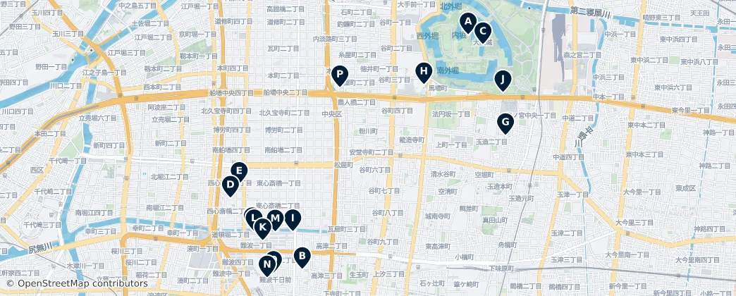 Map of Chuo Ward
