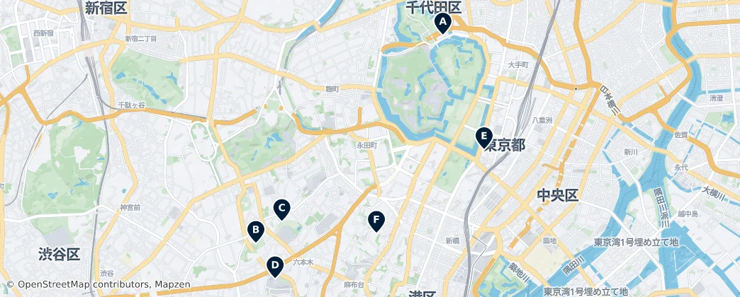 Map of Chuo