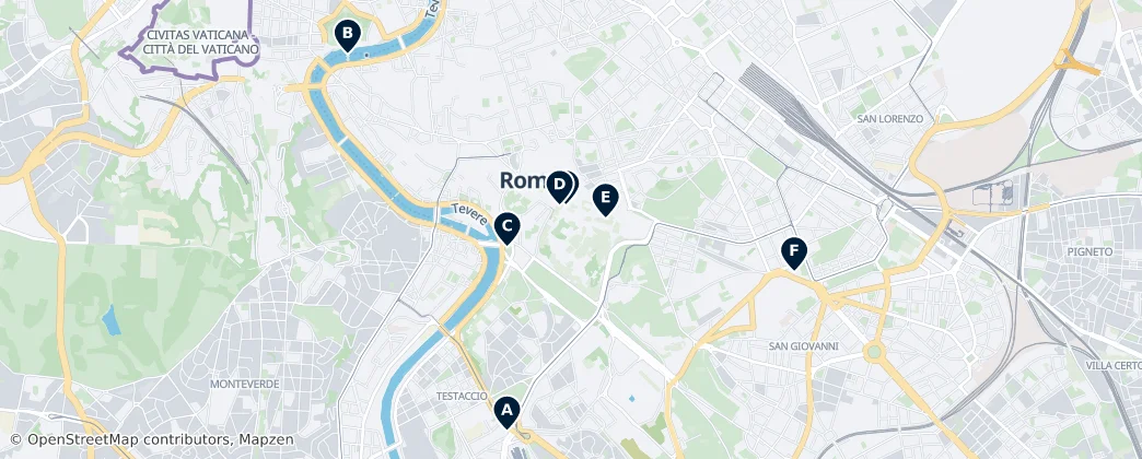Map of Rom