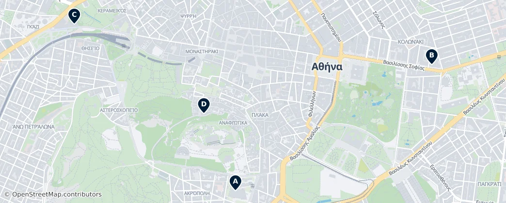 Map of Nea Smyrni