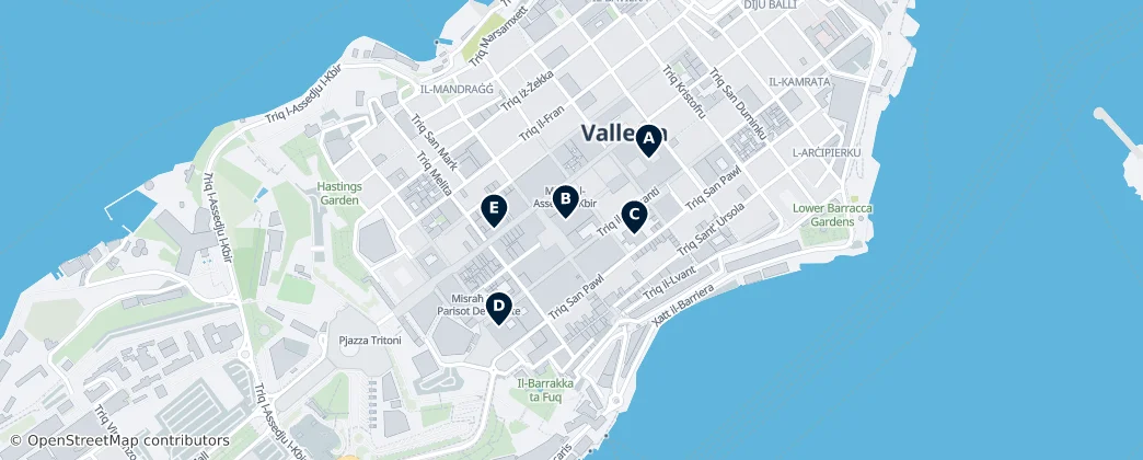 Map of Gżira