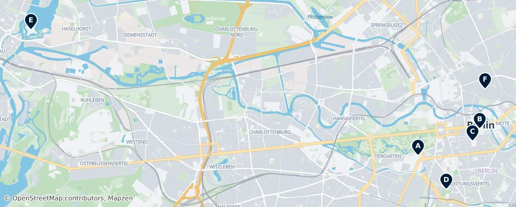 Map of Berlin