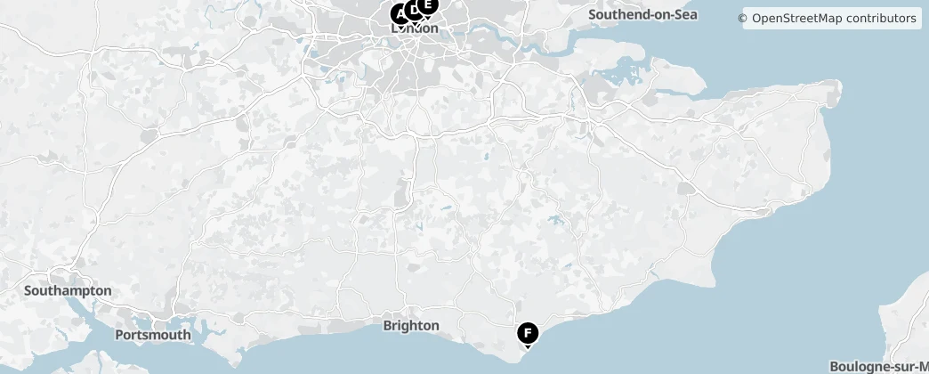 Map of England