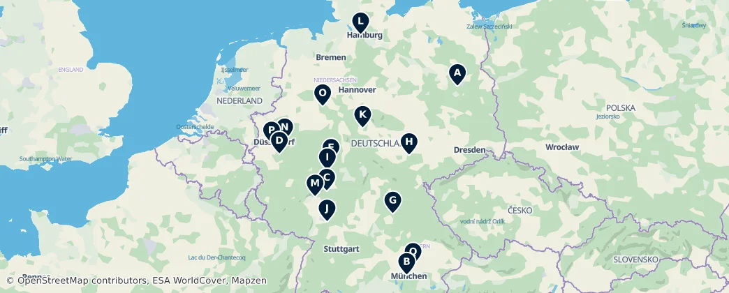 Map of Deutschland
