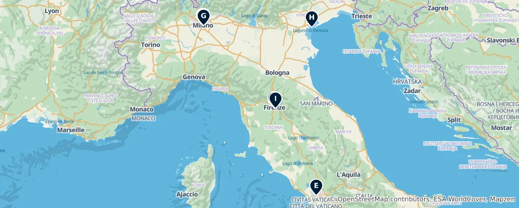 Map of Italien