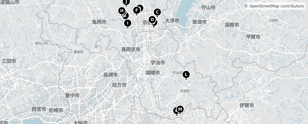 Map of Präfektur Kyōto