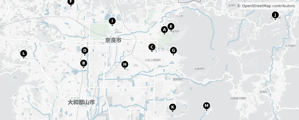Map of Nara