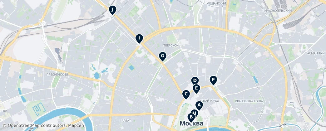 Map of Tverskoy