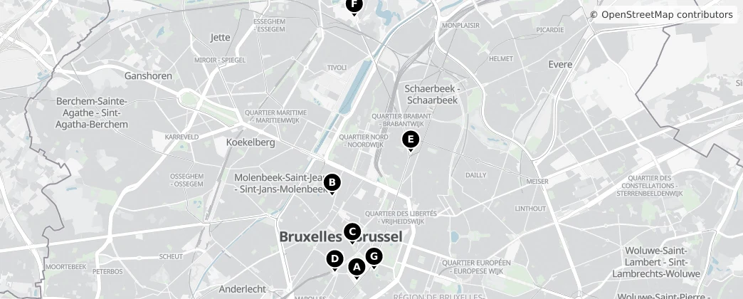Map of Brüssel
