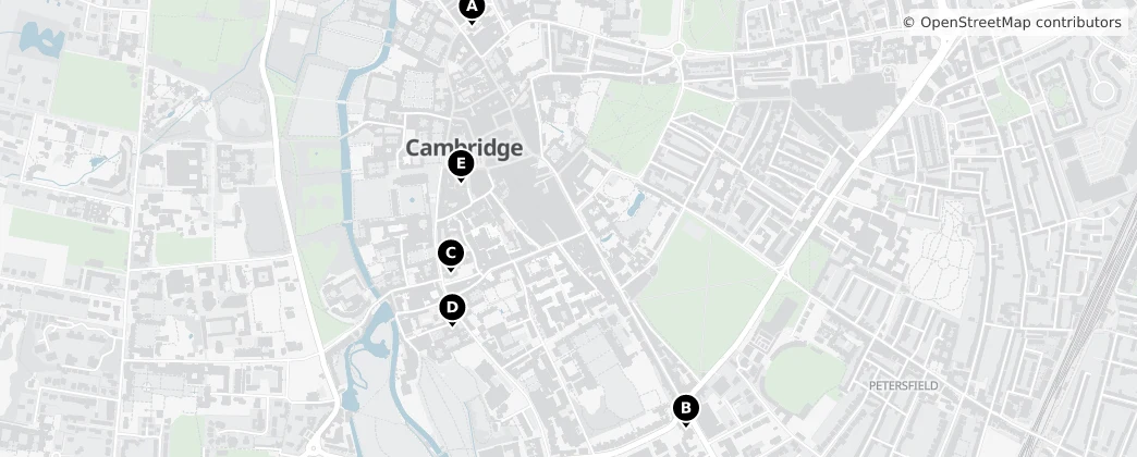 Map of Cambridgeshire