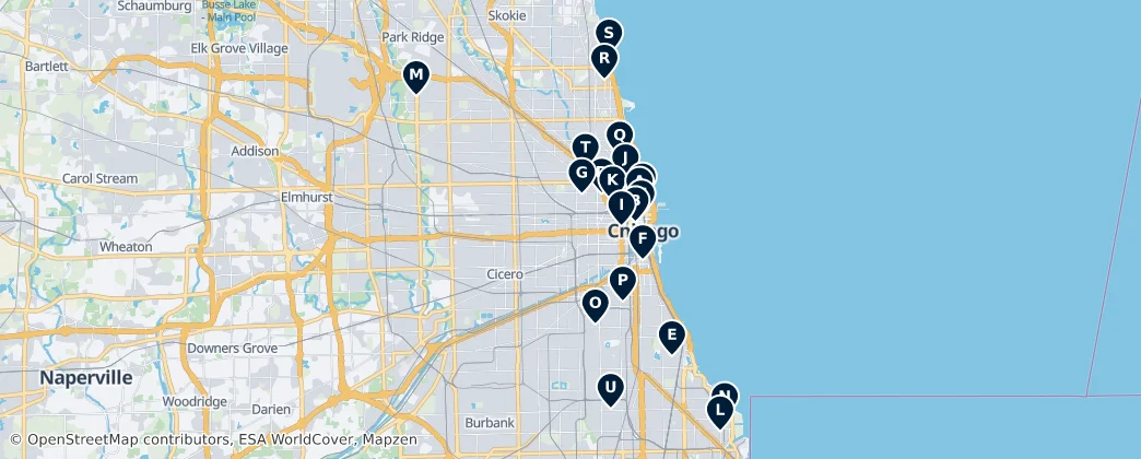Map of Chicago