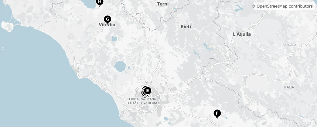 Map of Latium