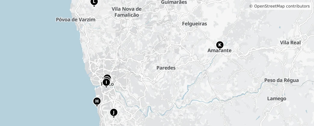 Map of Distrikt Porto