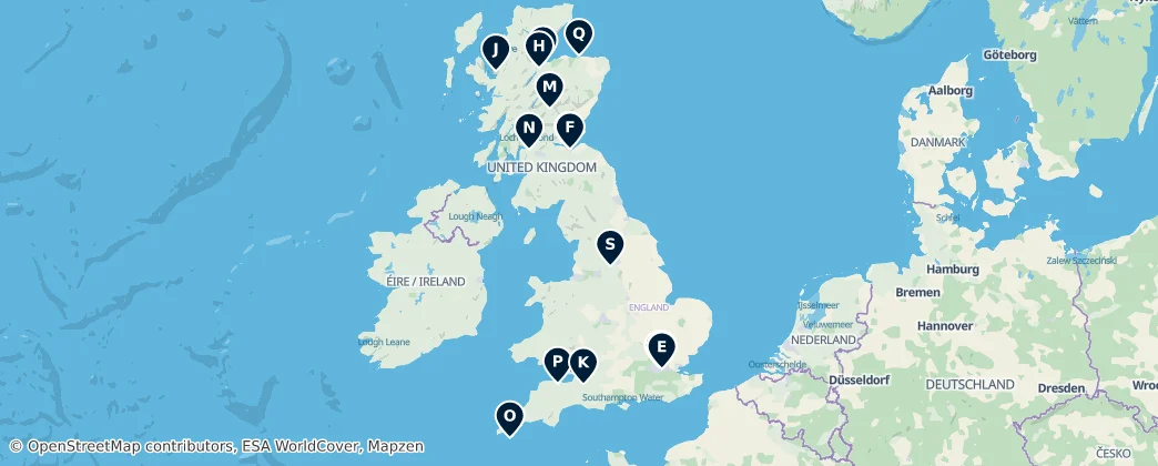 Map of Großbritannien