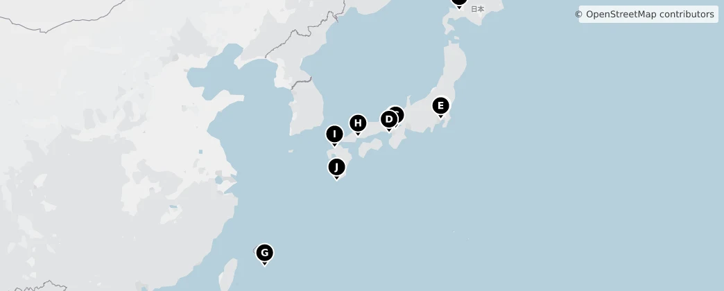 Map of Japan