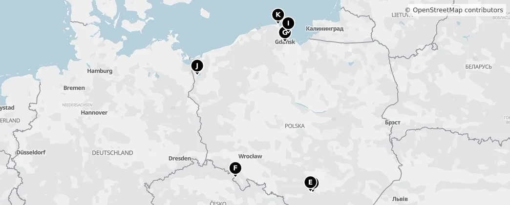 Map of Polen