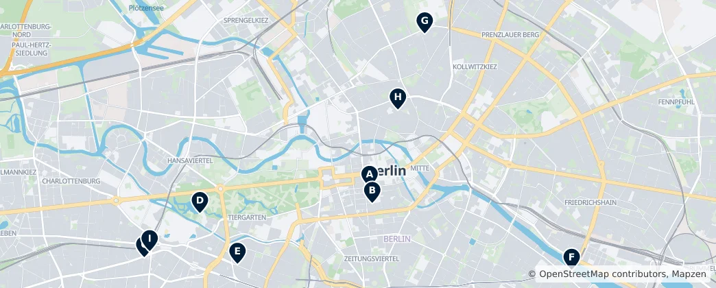 Map of Berlin
