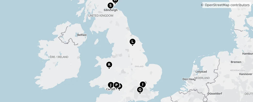 Map of Großbritannien