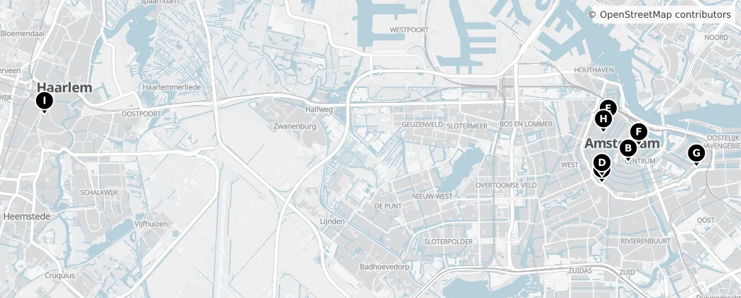 Map of Nordholland