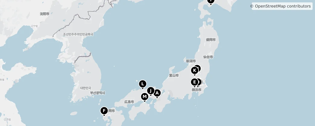 Map of Japan