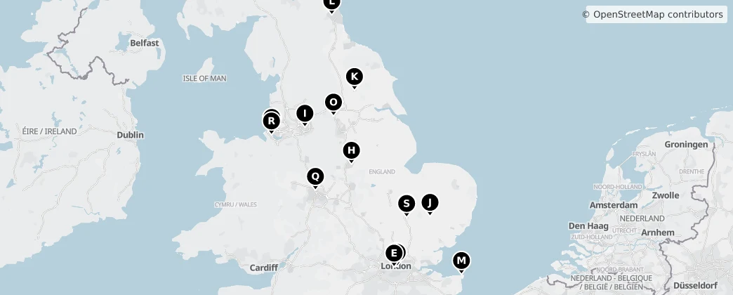 Map of England