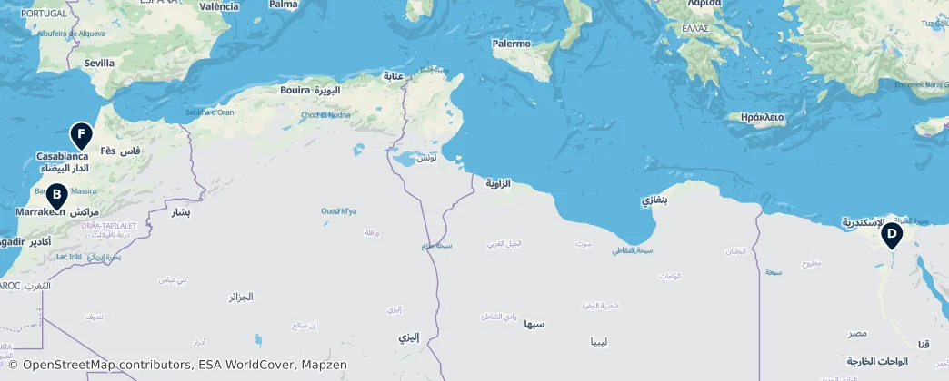 Map of Afrika
