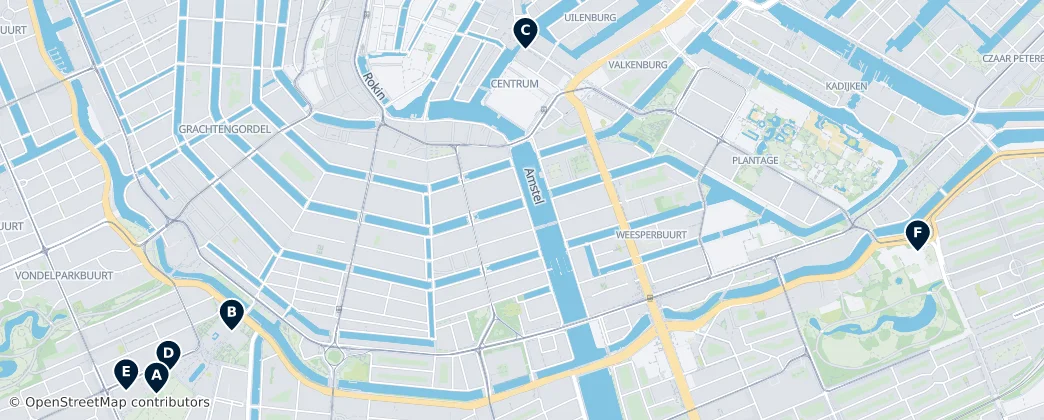 Map of Amsterdam