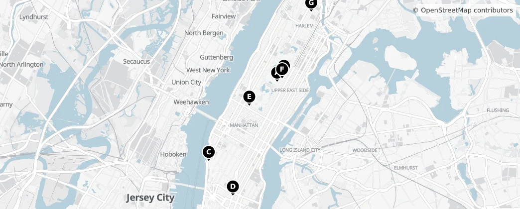 Map of Manhattan