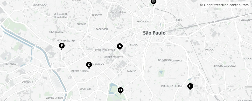 Map of Região Imediata de São Paulo