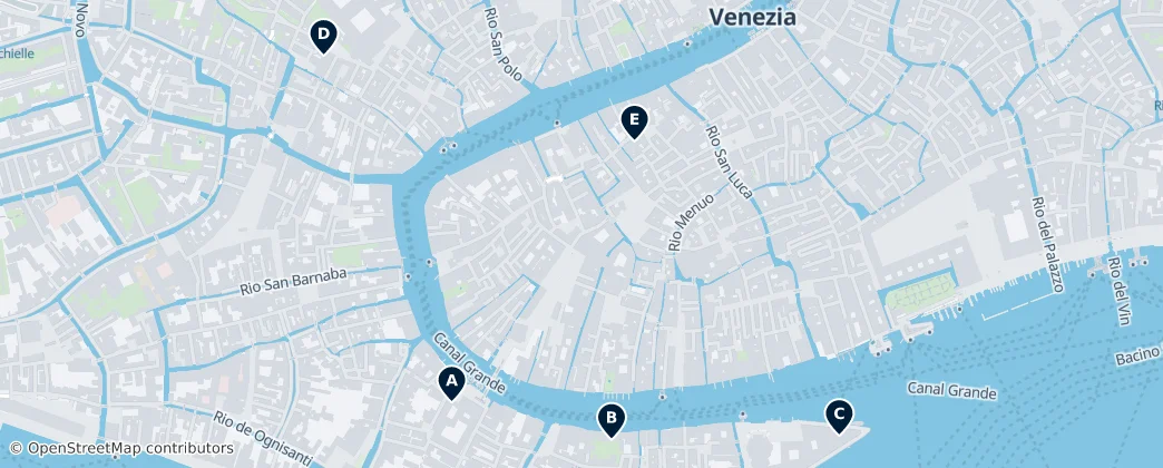 Map of Venezia