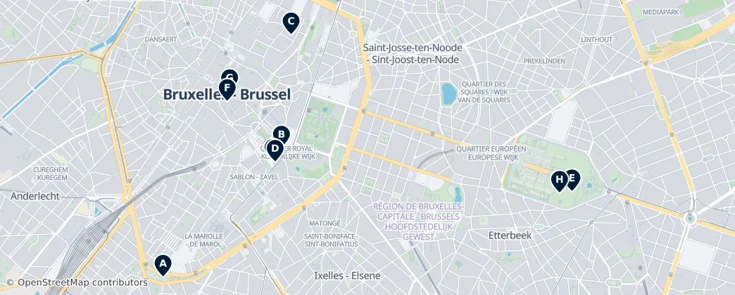 Map of Brüssel