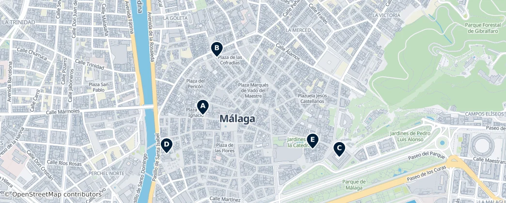 Map of Centro Histórico