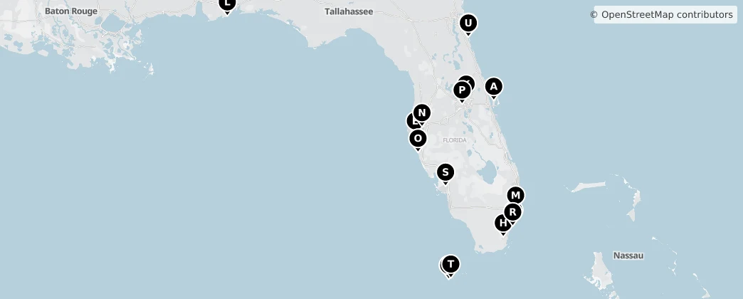Map of Florida