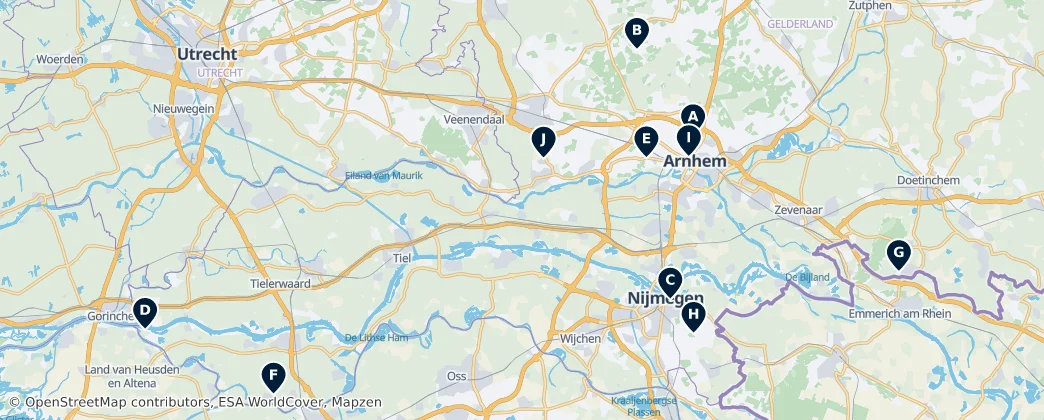 Map of Geldern