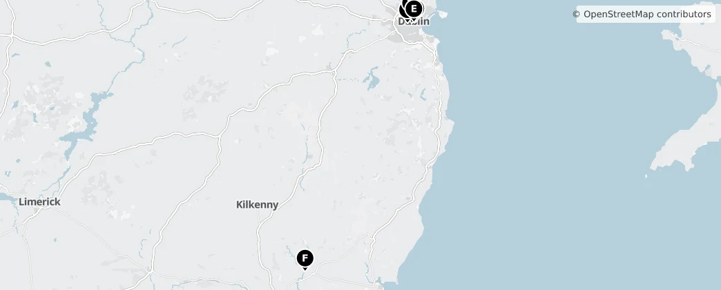 Map of Ireland