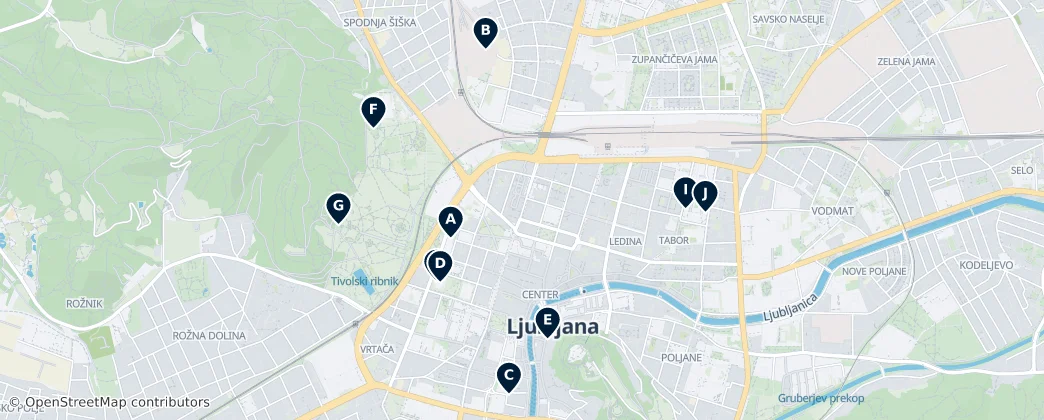 Map of Laibach