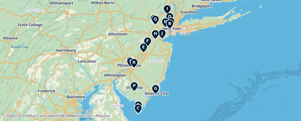 Map of New Jersey